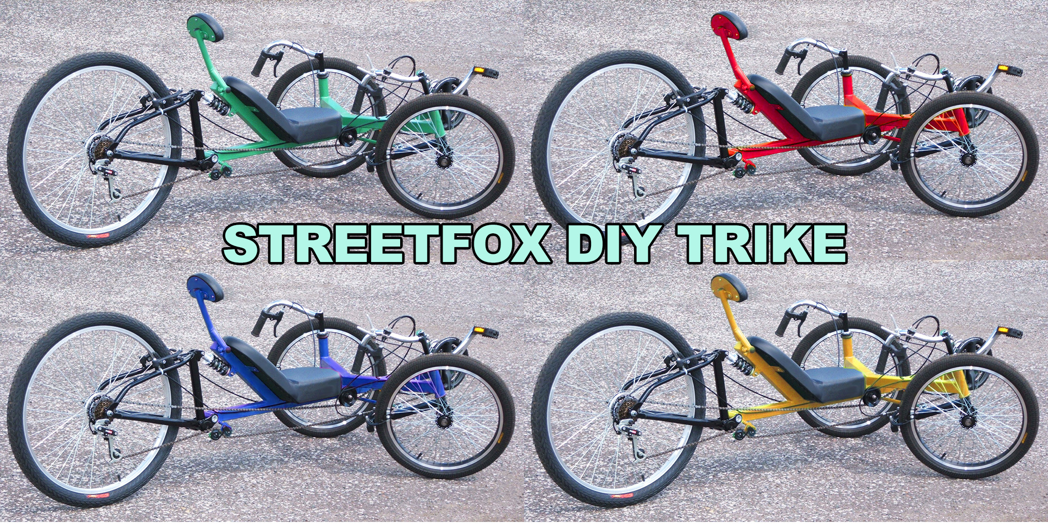 StreetFox Tadpole Trike - a trike you can build